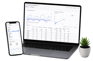 NatureTech digital marketing illustration showing online marketing strategies, SEO, social media, advertising, and business growth solutions.