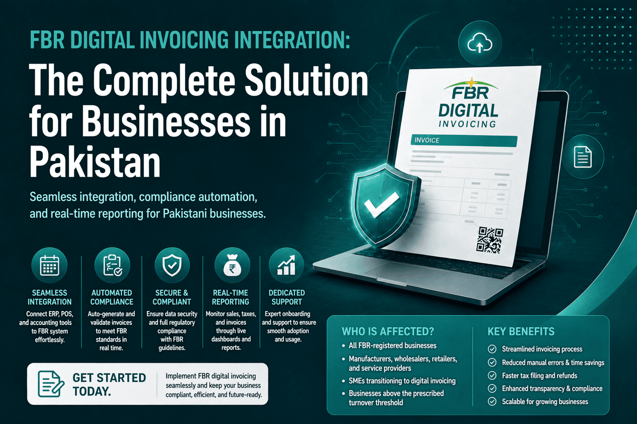NatureTech is your trusted FBR Digital Invoicing Integration partner in Pakistan. We provide FBR API integration, custom web development, software development, ERP/POS integration, and software modification services to help businesses stay compliant and grow digitally.