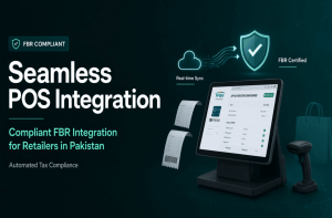 NatureTech FBR POS Integration solution connecting retail POS systems with FBR Digital Invoicing through secure API integration. Custom software development, POS integration, and compliance services for retailers in Pakistan.