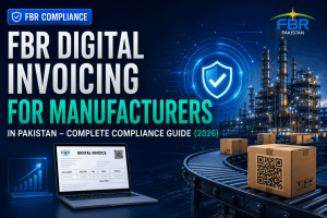NatureTech manufacturing management system illustration showing production planning, inventory control, factory operations, and ERP manufacturing solutions.