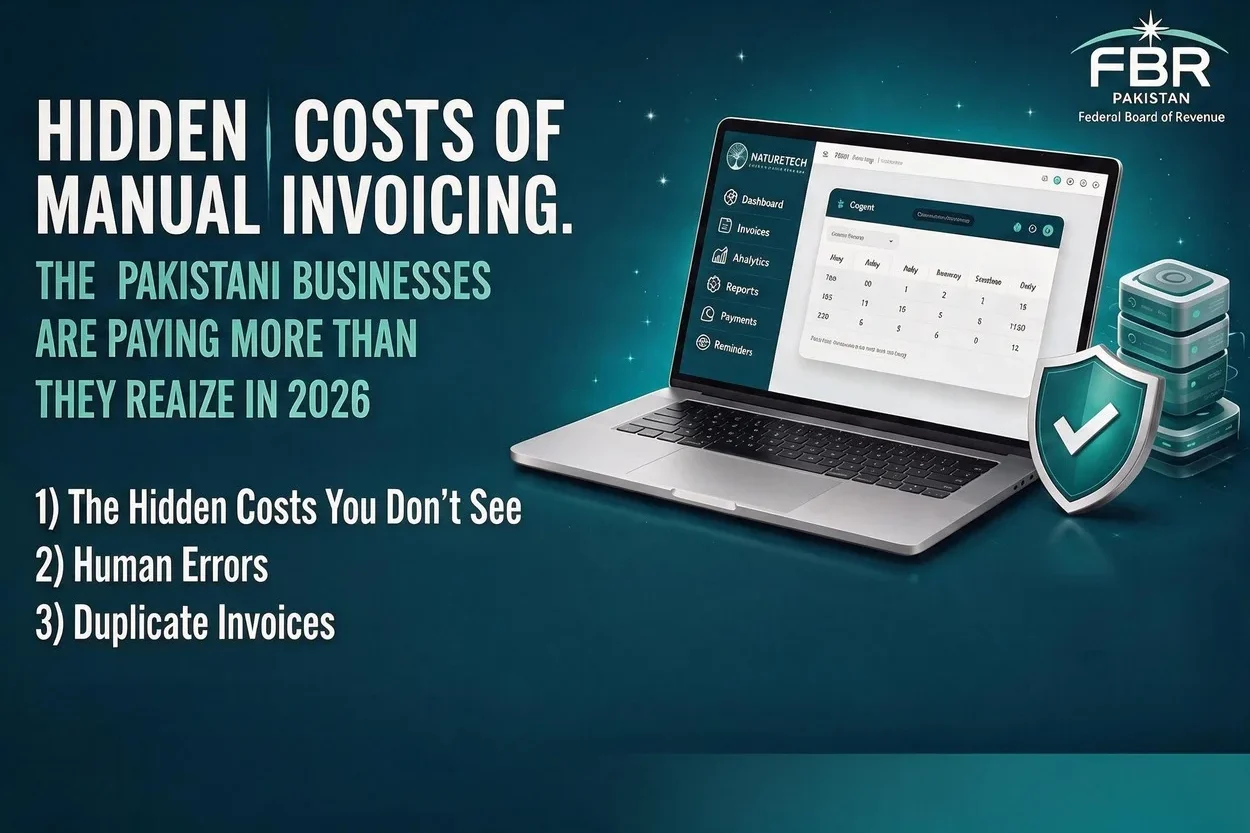 NatureTech FBR Digital Invoicing integration services helping Pakistani businesses automate invoice processing, reduce manual errors, eliminate duplicate invoices, and ensure FBR compliance.